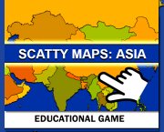 Jeu éducatif sur la géographie de l'Asie