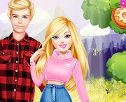 Caminhada da Barbie e Ken
