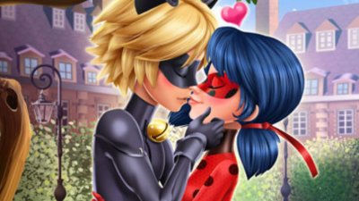 Baciare Ladybug e Cat Noir