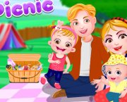 Baby-Haselnuss-Familien-Picknick