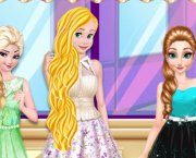 Elsa, Anna e Rapunzel roupas por 3 temporadas