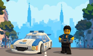 Voitures de police pour enfant - animation jouet 
