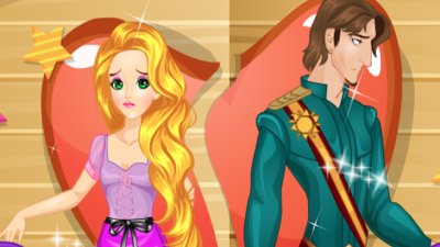 Prinzessin Rapunzel getrennt von Flynn