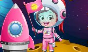 Bebé Hazel astronauta