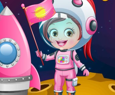 Baby Hazel Astronaut