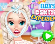 Elsa experienta la dentist
