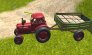 Simulator auf dem Bauernhof mit dem Traktor
