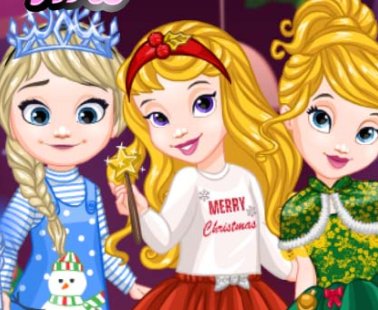 Le piccole principesse al ballo di Natale