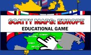 Jogo educativo Geografia da Europa