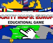 Oktatási játék Európa földrajza