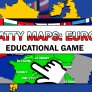 Oktatási játék Európa földrajza