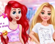Ariel és Rapunzel Fél egyszarvúak