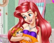 Ariel: decoración de interiores en la habitación del bebé