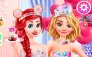 Ariel és Rapunzel Valentin nap