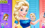 Cheerleading : Anna, Elsa, Pocahontas und Schneewittchen