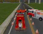 Jeu de simulateur de conduite d'ambulance