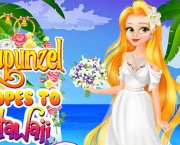 Rapunzel casamento no Havaí