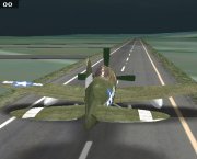 Simulador de vuelo de avión