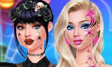 Maquiagem de Halloween da cultura pop 👗 Jogue Grátis Maquiagem de  Halloween da cultura pop - Prinxy
