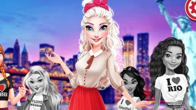 Princesses Disney: Pause en ville