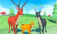 Симулятор Оленя 3Д: Семья Животных