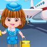 Dziecko Hazel stewardesa ubierać