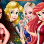 Moana, Elsa, Rapunzel y Ariel
