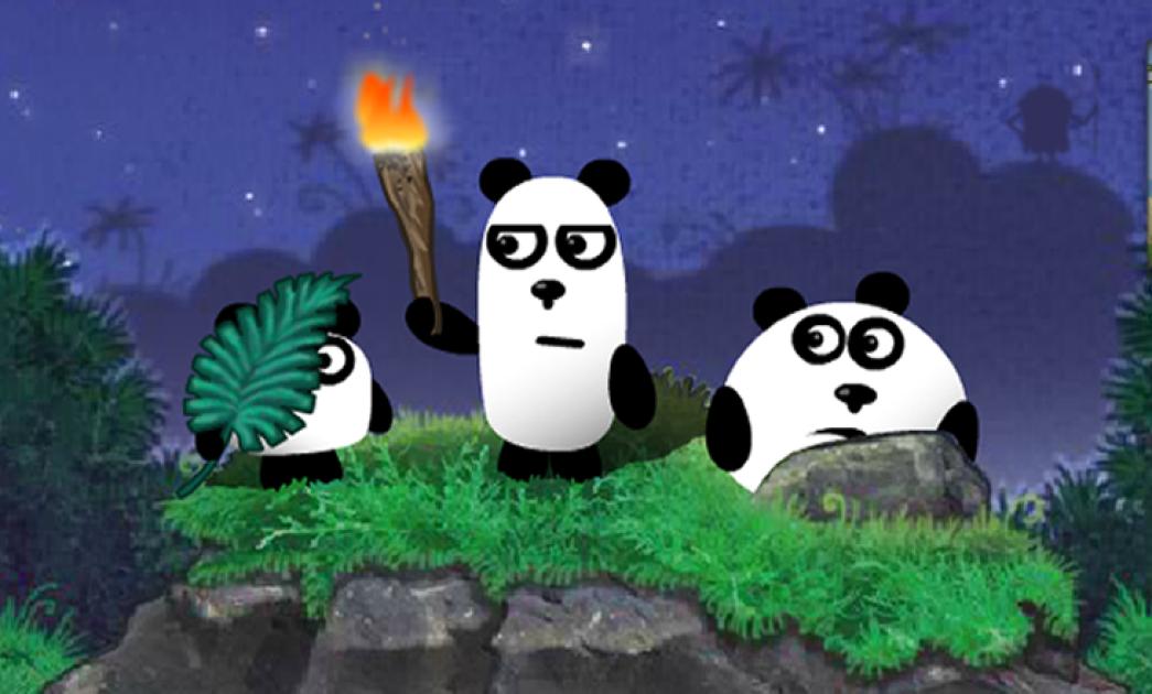 Панда 3 на английском. Три панды. Игра Panda. 3 Pandas. Панда играет.