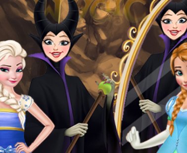 Волшебное зеркало: Эльза, Анна и ведьма