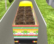 Indiai szállító teherautó