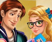 Rapunzel ve Flynn Prens aşk