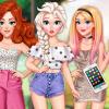 Armário virtual Elsa, Anna e Ariel
