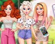 Elsa, Anna e Ariel Virtual Closet