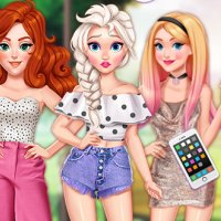 Placard virtuel Elsa, Anna et Ariel
