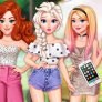 Elsa, Anna e Ariel Virtual Closet