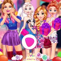 Fête pour l'anniversaire de Barbie