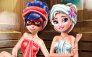 Elsa y mariquita Milagrosa sauna