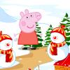 Peppa Pig decoraciones de Navidad
