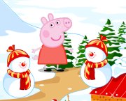 Peppa Pig décoré Noël