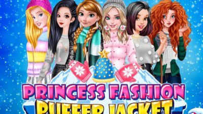 princesas Fashion Puffer Jacket