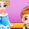 Baby Elsa und Anna Origami und bunt