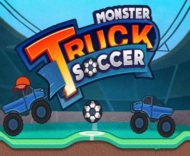 Fußball mit Monster Truck