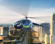 Helicóptero de estacionamiento y simulador de carreras
