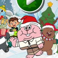 Traîneau de Noël Cartoon Network