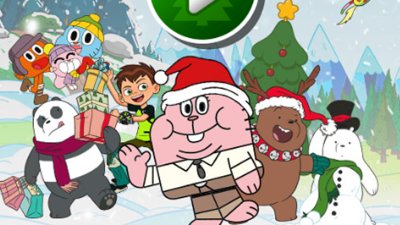 Trineo de Navidad de Cartoon Network