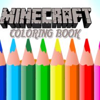 Minecraft színező könyv