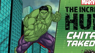 El increíble derribo de Hulk Chitauri