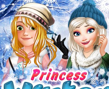 Roszpunka i Elsa zimowe ubrania