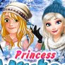 Raperonzolo e Elsa abbigliamento invernale