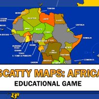 Oktatási játék Afrika földrajza